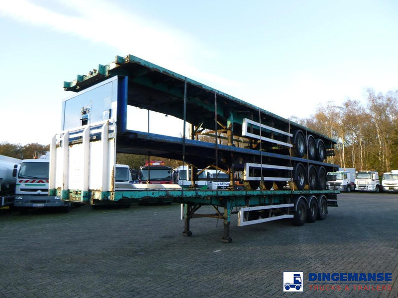 SDC Stack - 3 x platform trailer 13.6 m / 39 t - Vlakke/ Open oplegger: afbeelding 1 SDC Stack - 3 x platform trailer 13.6 m / 39 t - Vlakke/ Open oplegger: afbeelding 1