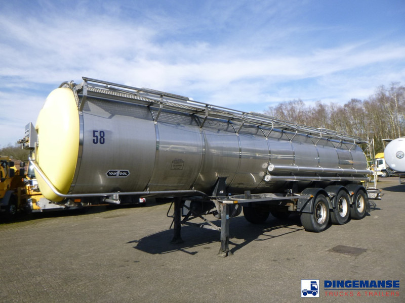 Van Hool Chemical tank inox 24 m3 / 1 comp - Tankoplegger: afbeelding 1 Van Hool Chemical tank inox 24 m3 / 1 comp - Tankoplegger: afbeelding 1