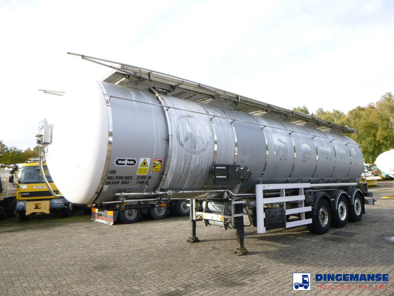 Van Hool Chemical tank inox L4BH 37.5 m3 / 1 comp - Tankoplegger: afbeelding 1 Van Hool Chemical tank inox L4BH 37.5 m3 / 1 comp - Tankoplegger: afbeelding 1