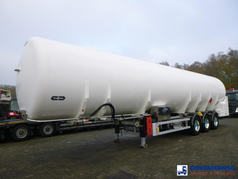 Van Hool Cryogenic tank inox 58.6 m3 / 1 comp / R10,4BN (methane/argon/nitrogen) - Tankoplegger: afbeelding 1 Van Hool Cryogenic tank inox 58.6 m3 / 1 comp / R10,4BN (methane/argon/nitrogen) - Tankoplegger: afbeelding 1