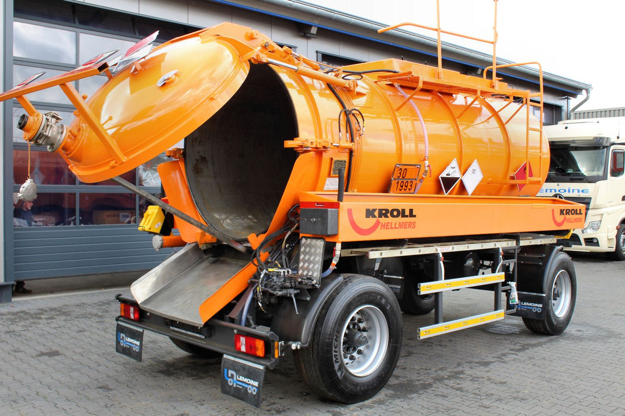 Kutschke 10m³ Kipper Saug u.Druck INOX +ADR/GGVS - Tank aanhanger: afbeelding 4 Kutschke 10m³ Kipper Saug u.Druck INOX +ADR/GGVS - Tank aanhanger: afbeelding 4