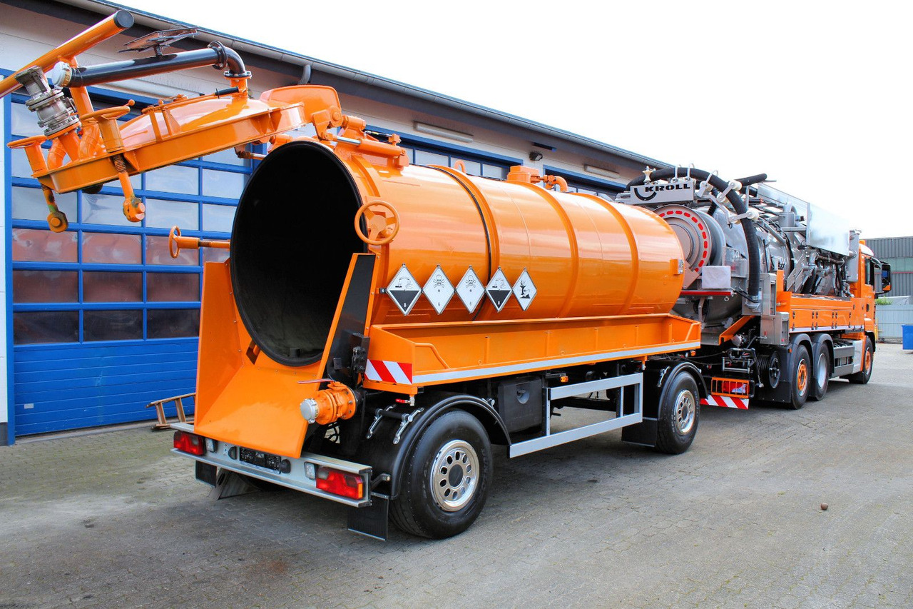 Kutschke / Kroll 10m³ Saug u.Druck ADR INOX - Tank aanhanger: afbeelding 1 Kutschke / Kroll 10m³ Saug u.Druck ADR INOX - Tank aanhanger: afbeelding 1