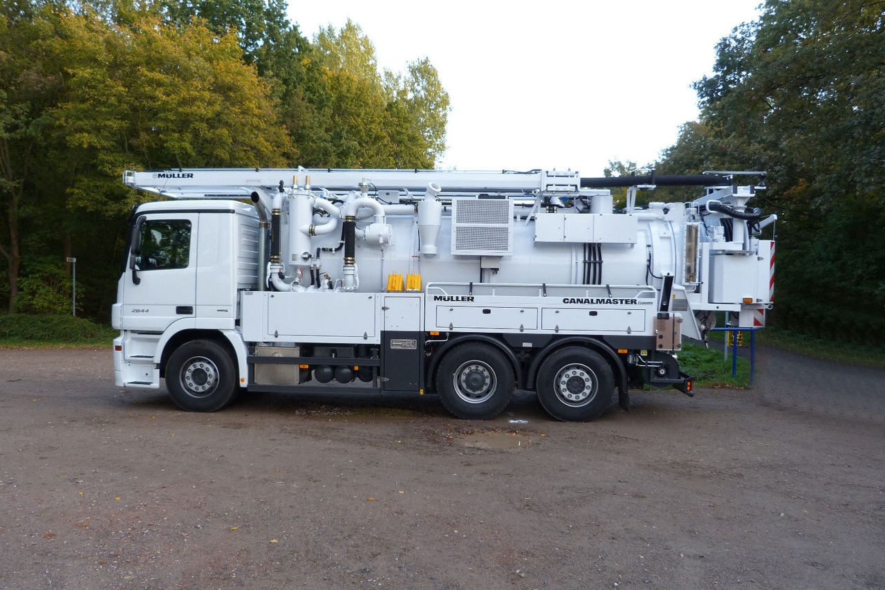 Mercedes-Benz Actros 2844 6x2 Müller 10m³ Canalmaster WRG - Vacuümwagen: afbeelding 3 Mercedes-Benz Actros 2844 6x2 Müller 10m³ Canalmaster WRG - Vacuümwagen: afbeelding 3