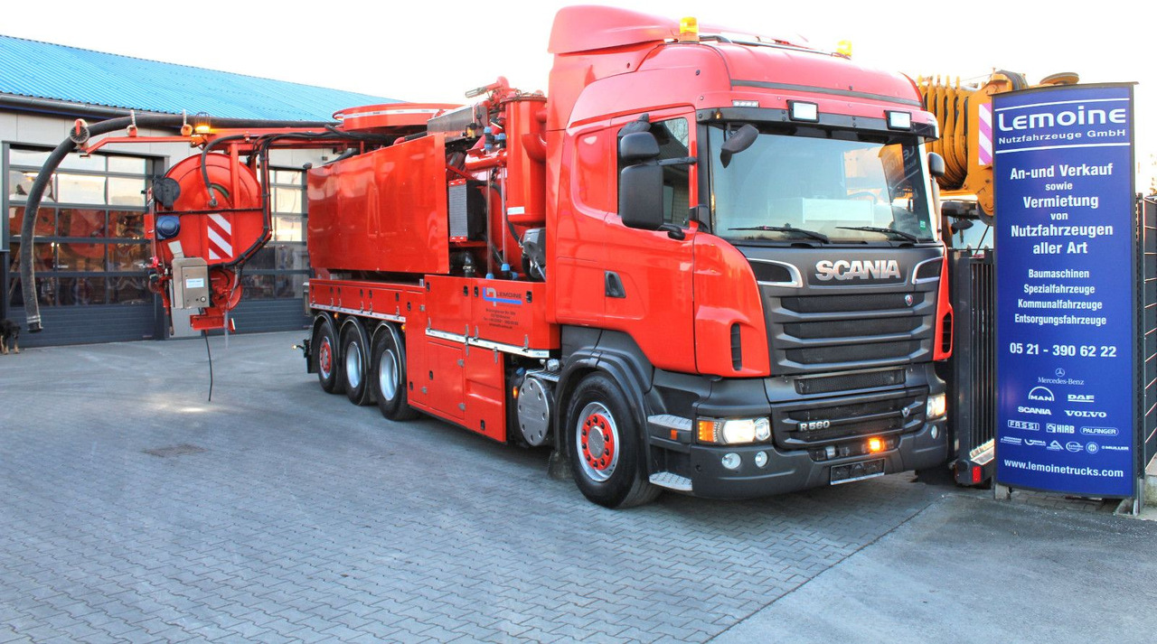 Scania R560 V8 8x4 Kroll 20m³ WRG 2x HD-Pumpe 620 Liter - Vacuümwagen: afbeelding 1 Scania R560 V8 8x4 Kroll 20m³ WRG 2x HD-Pumpe 620 Liter - Vacuümwagen: afbeelding 1