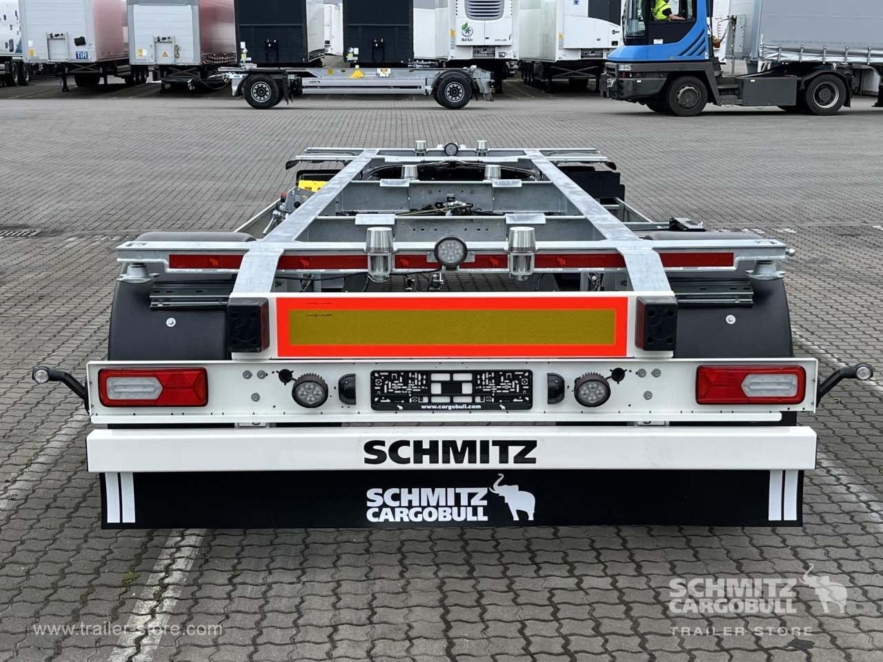 SCHMITZ Anhänger Wechselfahrgestell Maxiausführung - Containertransporter/ Wissellaadbak aanhangwagen: afbeelding 2 SCHMITZ Anhänger Wechselfahrgestell Maxiausführung - Containertransporter/ Wissellaadbak aanhangwagen: afbeelding 2