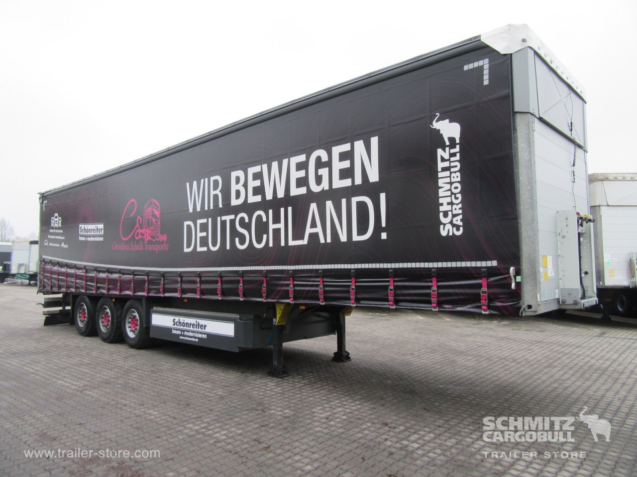 SCHMITZ Auflieger Curtainsider Standard - Schuifzeiloplegger: afbeelding 1 SCHMITZ Auflieger Curtainsider Standard - Schuifzeiloplegger: afbeelding 1