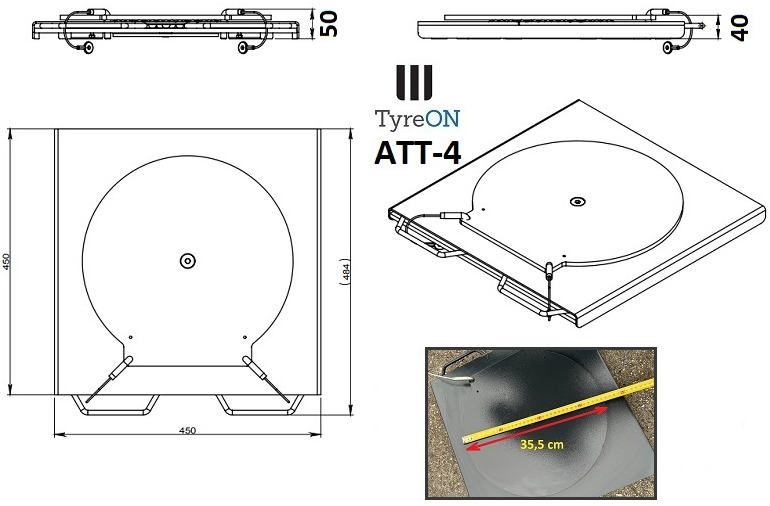 ATT4 alignment turn plates - height 4 cm - Werkplaats toebehoor: afbeelding 2 ATT4 alignment turn plates - height 4 cm - Werkplaats toebehoor: afbeelding 2