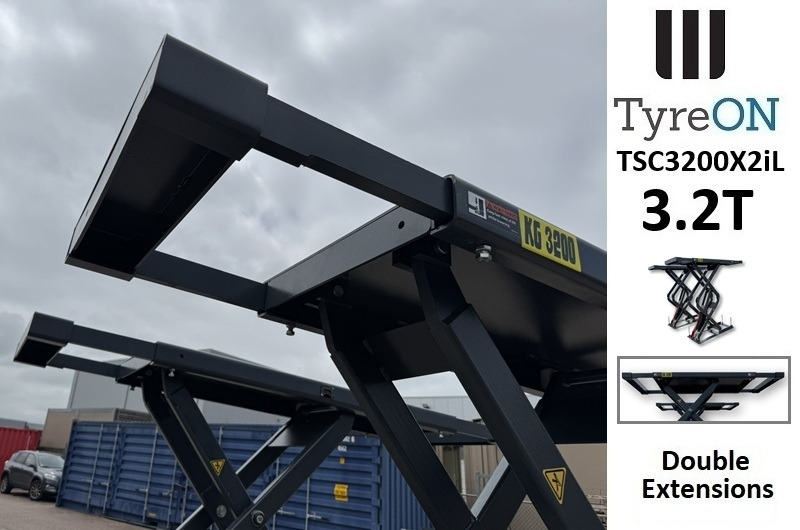 TSC3500X2iL in floor scissor lift - double extensions- Platform length up to 224 cm - also for longer vehicles - Werkplaats toebehoor: afbeelding 4 TSC3500X2iL in floor scissor lift - double extensions- Platform length up to 224 cm - also for longer vehicles - Werkplaats toebehoor: afbeelding 4
