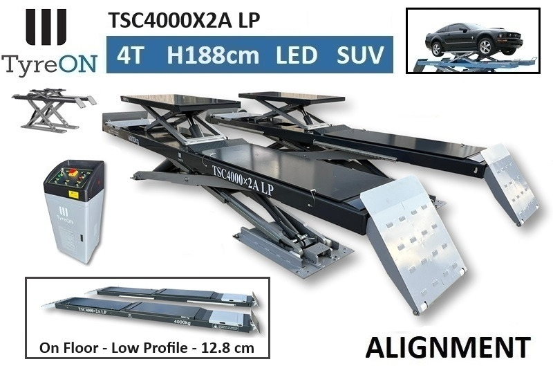 TSC4000X2A LP wheel alignment lift - On floor - Free wheel lifting system - 4.5 m lightened runways (65 cm wide) - Low profile - 4T - Werkplaats toebehoor: afbeelding 3 TSC4000X2A LP wheel alignment lift - On floor - Free wheel lifting system - 4.5 m lightened runways (65 cm wide) - Low profile - 4T - Werkplaats toebehoor: afbeelding 3