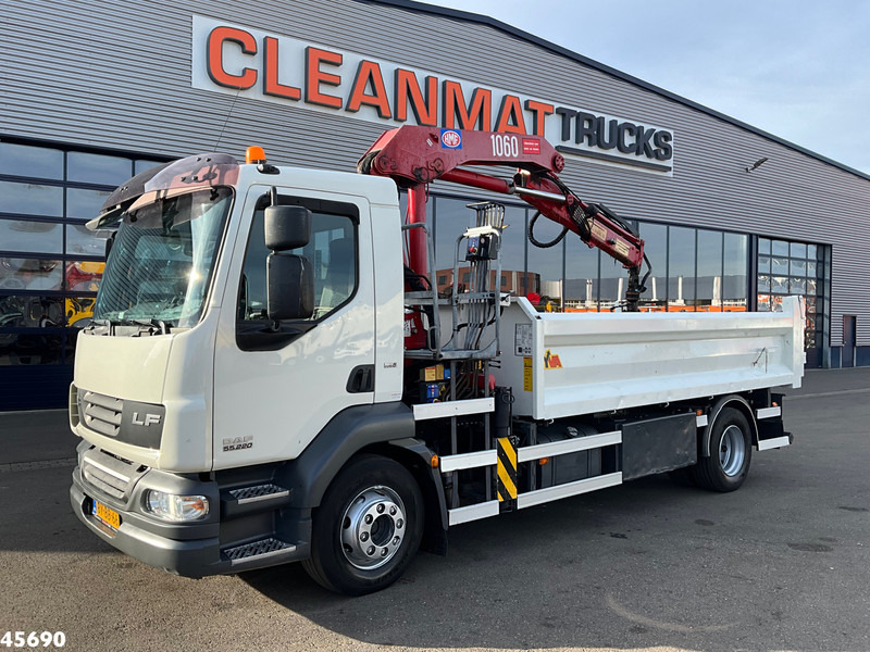 DAF FA 55 LF 220 HMF 10 Tonmeter laadkraan Just 119.287 km! - Kipper vrachtwagen, Kraanwagen: afbeelding 2 DAF FA 55 LF 220 HMF 10 Tonmeter laadkraan Just 119.287 km! - Kipper vrachtwagen, Kraanwagen: afbeelding 2