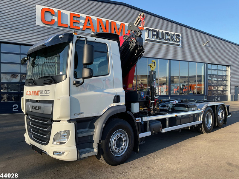 DAF FAN CF 340 Euro 6 HMF 18 Tonmeter laadkraan met lier Just 45.802 km! - Haakarmsysteem vrachtwagen, Kraanwagen: afbeelding 3 DAF FAN CF 340 Euro 6 HMF 18 Tonmeter laadkraan met lier Just 45.802 km! - Haakarmsysteem vrachtwagen, Kraanwagen: afbeelding 3