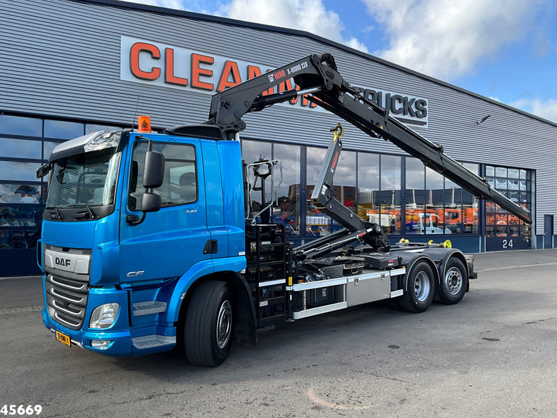 DAF FAN CF 340 Euro 6 Hiab 22 Tonmeter laadkraan Just 136.360 km! - Haakarmsysteem vrachtwagen: afbeelding 1 DAF FAN CF 340 Euro 6 Hiab 22 Tonmeter laadkraan Just 136.360 km! - Haakarmsysteem vrachtwagen: afbeelding 1