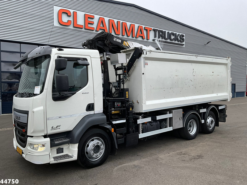 DAF FAN LF 220 Euro 6 Hiab 11 Tonmeter laadkraan Just 166.649 Km! - Kipper vrachtwagen, Kraanwagen: afbeelding 2 DAF FAN LF 220 Euro 6 Hiab 11 Tonmeter laadkraan Just 166.649 Km! - Kipper vrachtwagen, Kraanwagen: afbeelding 2