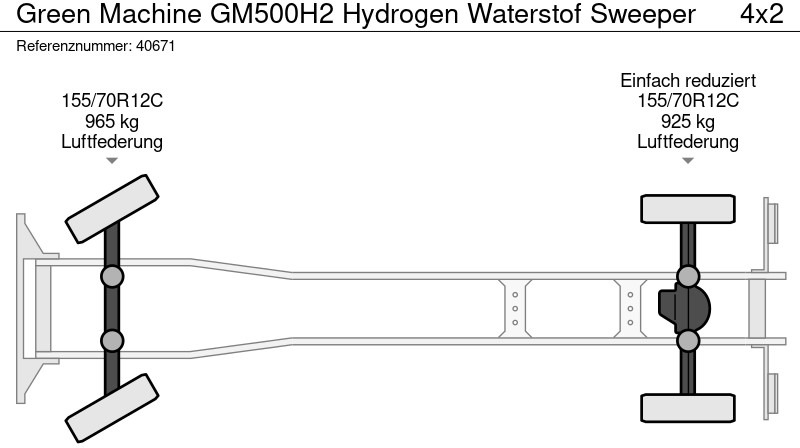 Leasing Green machine GM500H2 Hydrogen Waterstof Sweeper Green machine GM500H2 Hydrogen Waterstof Sweeper: afbeelding 9
