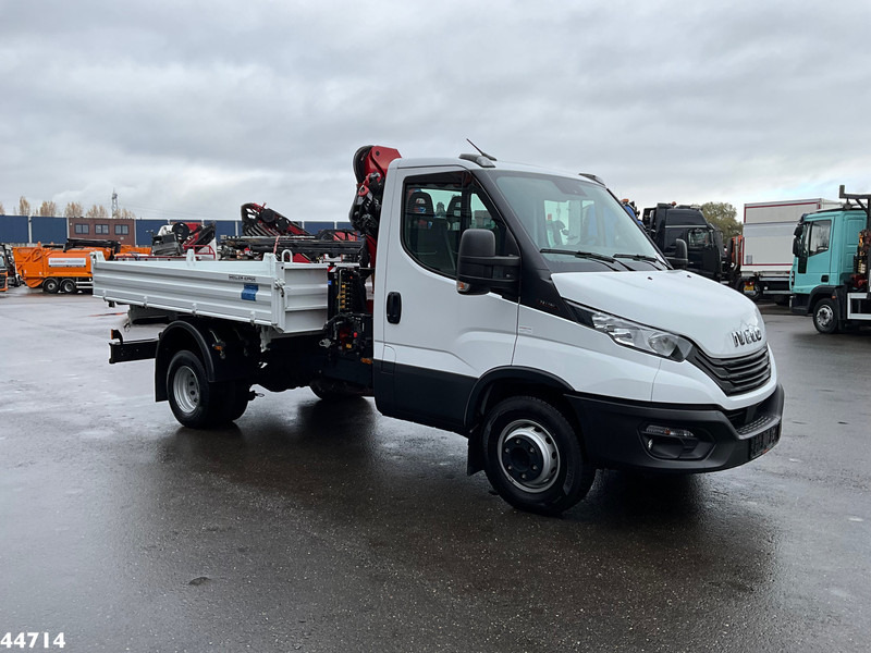 Kipper vrachtwagen, Kraanwagen Iveco Daily 72C18 HMF laadkraan 3,4 Tonmeter laadkraan + Meiller 3-zijdige kipper New & Unused!!: afbeelding 8