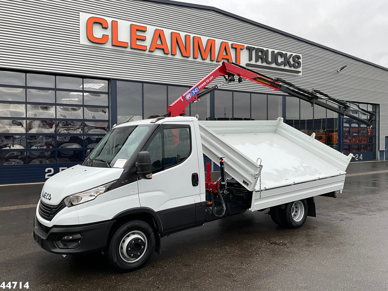 Iveco Daily 72C18 HMF laadkraan 3,4 Tonmeter laadkraan + Meiller 3-zijdige kipper New & Unused!! - Kipper vrachtwagen, Kraanwagen: afbeelding 2 Iveco Daily 72C18 HMF laadkraan 3,4 Tonmeter laadkraan + Meiller 3-zijdige kipper New & Unused!! - Kipper vrachtwagen, Kraanwagen: afbeelding 2
