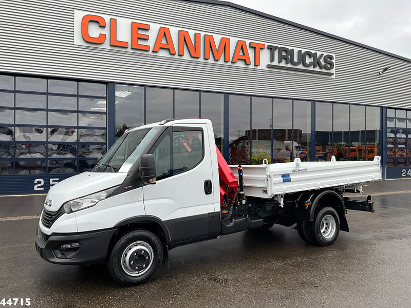 Iveco Daily 72C18 HMF laadkraan 3,4 Tonmeter laadkraan + Meiller 3-zijdige kipper New & Unused!! - Kipper vrachtwagen: afbeelding 3 Iveco Daily 72C18 HMF laadkraan 3,4 Tonmeter laadkraan + Meiller 3-zijdige kipper New & Unused!! - Kipper vrachtwagen: afbeelding 3