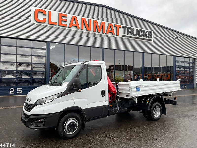 Iveco Daily 72C18 HMF laadkraan 3,4 Tonmeter laadkraan + Meiller 3-zijdige kipper New & Unused!! - Kipper vrachtwagen, Kraanwagen: afbeelding 3 Iveco Daily 72C18 HMF laadkraan 3,4 Tonmeter laadkraan + Meiller 3-zijdige kipper New & Unused!! - Kipper vrachtwagen, Kraanwagen: afbeelding 3