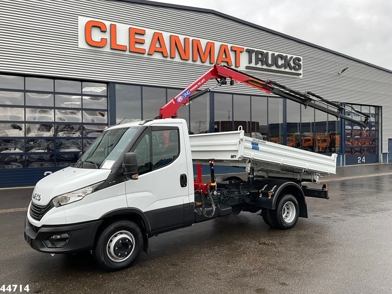 Iveco Daily 72C18 HMF laadkraan 3,4 Tonmeter laadkraan + Meiller 3-zijdige kipper New & Unused!! - Kipper vrachtwagen, Kraanwagen: afbeelding 1 Iveco Daily 72C18 HMF laadkraan 3,4 Tonmeter laadkraan + Meiller 3-zijdige kipper New & Unused!! - Kipper vrachtwagen, Kraanwagen: afbeelding 1