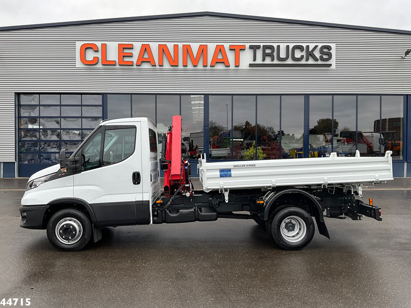 Iveco Daily 72C18 HMF laadkraan 3,4 Tonmeter laadkraan + Meiller 3-zijdige kipper New & Unused!! - Kipper vrachtwagen: afbeelding 4 Iveco Daily 72C18 HMF laadkraan 3,4 Tonmeter laadkraan + Meiller 3-zijdige kipper New & Unused!! - Kipper vrachtwagen: afbeelding 4
