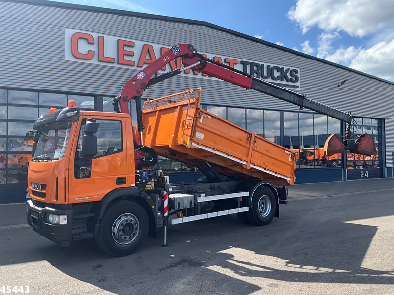 Iveco ML190EL25 HMF 10 Tonmeter laadkraan Just 73.307 km! - Kipper vrachtwagen, Kraanwagen: afbeelding 1 Iveco ML190EL25 HMF 10 Tonmeter laadkraan Just 73.307 km! - Kipper vrachtwagen, Kraanwagen: afbeelding 1