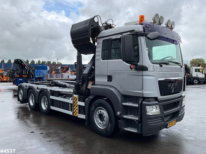 MAN TGS 35.400 8x4 HMF 16 Tonmeter Z-kraan - Haakarmsysteem vrachtwagen: afbeelding 5 MAN TGS 35.400 8x4 HMF 16 Tonmeter Z-kraan - Haakarmsysteem vrachtwagen: afbeelding 5