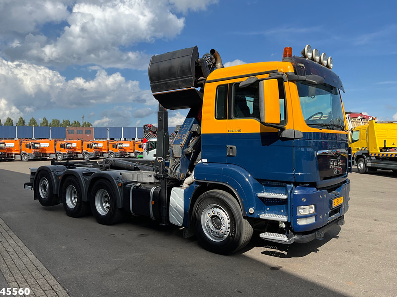 MAN TGS 35.440 8x4 HMF 16 Tonmeter Z-kraan - Haakarmsysteem vrachtwagen, Kraanwagen: afbeelding 5 MAN TGS 35.440 8x4 HMF 16 Tonmeter Z-kraan - Haakarmsysteem vrachtwagen, Kraanwagen: afbeelding 5