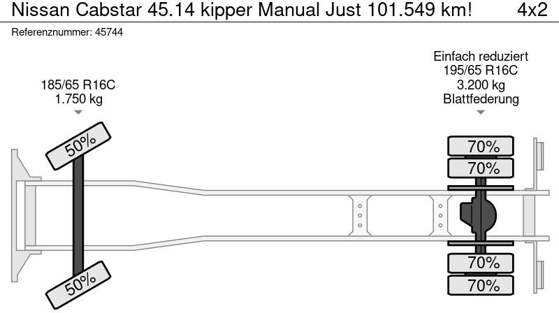 Kipper vrachtwagen Nissan Cabstar 45.14 kipper Manual Just 101.549 km!: afbeelding 19 Kipper vrachtwagen Nissan Cabstar 45.14 kipper Manual Just 101.549 km!: afbeelding 19