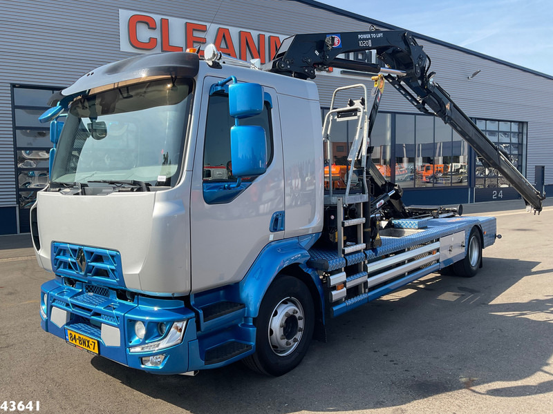 Renault D 240 Euro 6 HMF 10 Tonmeter laadkraan Just 66.850 km! - Haakarmsysteem vrachtwagen, Kraanwagen: afbeelding 1 Renault D 240 Euro 6 HMF 10 Tonmeter laadkraan Just 66.850 km! - Haakarmsysteem vrachtwagen, Kraanwagen: afbeelding 1