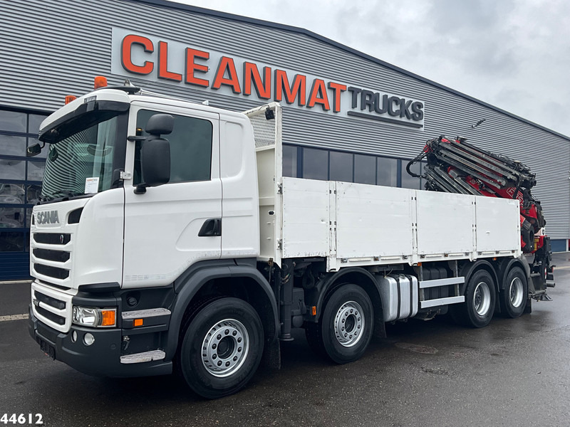 Scania G 450 8x4 Euro 6 Fassi 66 Tonmeter laadkraan + Fly-jib Just 176.555 Km! - Kraanwagen: afbeelding 2 Scania G 450 8x4 Euro 6 Fassi 66 Tonmeter laadkraan + Fly-jib Just 176.555 Km! - Kraanwagen: afbeelding 2