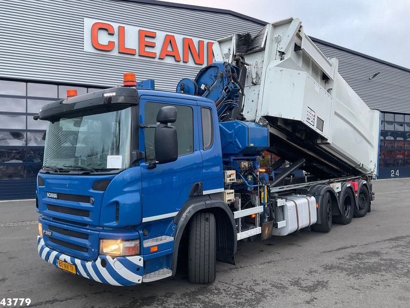 Scania P 360 8x2 Hiab 21 Tonmeter laadkraan - Haakarmsysteem vrachtwagen, Kraanwagen: afbeelding 2 Scania P 360 8x2 Hiab 21 Tonmeter laadkraan - Haakarmsysteem vrachtwagen, Kraanwagen: afbeelding 2