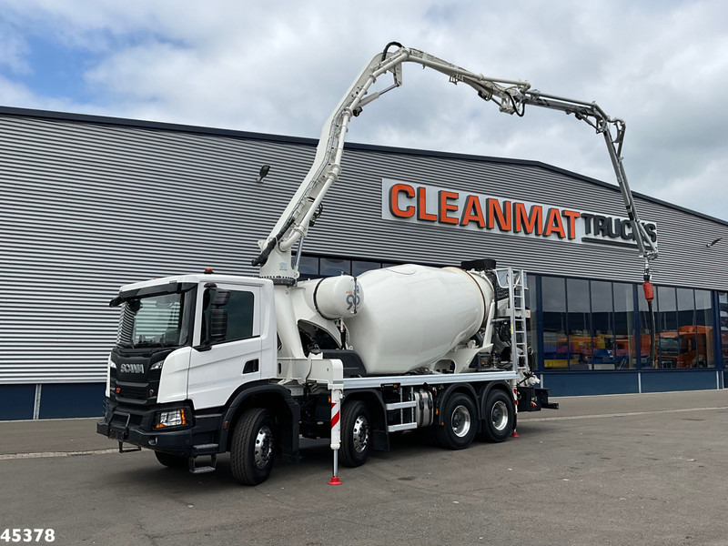 Scania P 450 XT 8x4 Euro 6 Retarder CIFA 7m³ Mixer + Pumi Pump 25 m³ NEW & UNUSED! - Betonpomp: afbeelding 1 Scania P 450 XT 8x4 Euro 6 Retarder CIFA 7m³ Mixer + Pumi Pump 25 m³ NEW & UNUSED! - Betonpomp: afbeelding 1