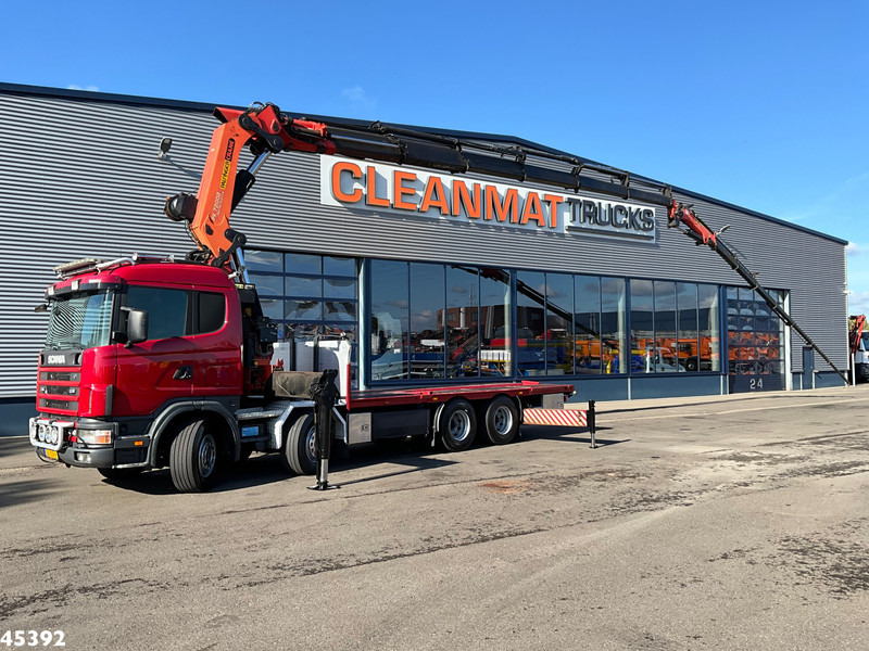 Scania R 124.420 8x4 Palfinger 72 Tonmeter laadkraan + Fly-Jib! - Kraanwagen: afbeelding 1 Scania R 124.420 8x4 Palfinger 72 Tonmeter laadkraan + Fly-Jib! - Kraanwagen: afbeelding 1