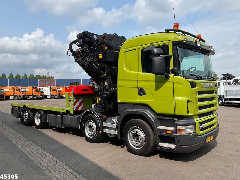 Scania R 420 8x2 manual Palfinger 85 Tonmeter laadkraan + Fly-Jib - Kraanwagen: afbeelding 4 Scania R 420 8x2 manual Palfinger 85 Tonmeter laadkraan + Fly-Jib - Kraanwagen: afbeelding 4