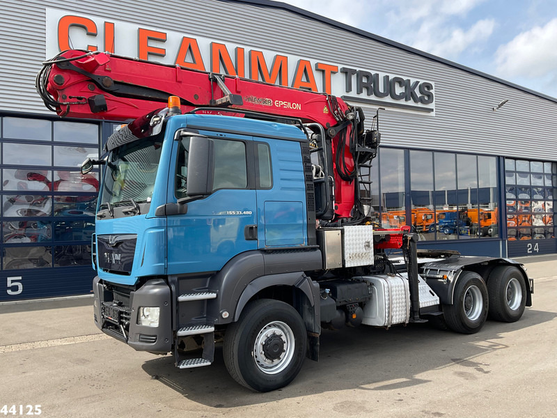 MAN TGS 33.480 6x6 Euro 6 Palfinger 27 Tonmeter boomkraan - Trekker: afbeelding 2 MAN TGS 33.480 6x6 Euro 6 Palfinger 27 Tonmeter boomkraan - Trekker: afbeelding 2