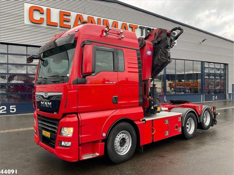 MAN TGX 28.510 HMF 50 Tonmeter laadkraan + Fly-Jib - Trekker: afbeelding 2 MAN TGX 28.510 HMF 50 Tonmeter laadkraan + Fly-Jib - Trekker: afbeelding 2