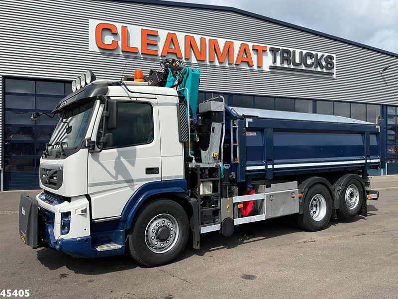 Volvo FM 330 6x2/6x4 Hydrodrive HMF 16 Tonmeter Z-kraan - Kipper vrachtwagen, Kraanwagen: afbeelding 3 Volvo FM 330 6x2/6x4 Hydrodrive HMF 16 Tonmeter Z-kraan - Kipper vrachtwagen, Kraanwagen: afbeelding 3