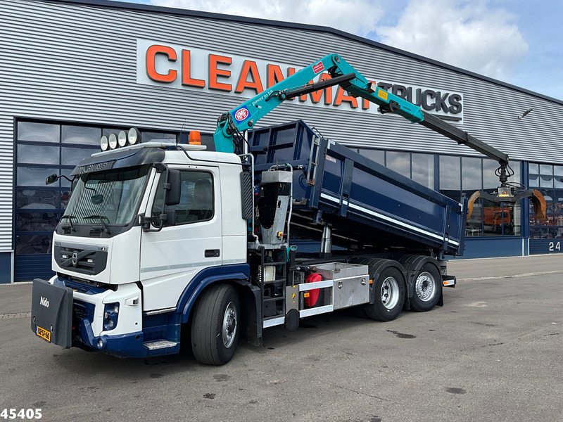 Volvo FM 330 HMF 16 Tonmeter Z-kraan - Kipper vrachtwagen, Kraanwagen: afbeelding 1 Volvo FM 330 HMF 16 Tonmeter Z-kraan - Kipper vrachtwagen, Kraanwagen: afbeelding 1