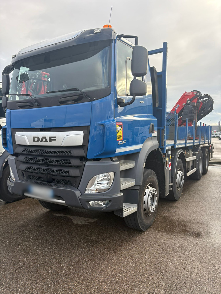 DAF CF 480 8x4 E6 / Fassi F315A.2.26 crane / flatbedCF 480 8x4 E6 / Fassi F315A.2.26 crane / flatbed - Kraanwagen: afbeelding 1 DAF CF 480 8x4 E6 / Fassi F315A.2.26 crane / flatbedCF 480 8x4 E6 / Fassi F315A.2.26 crane / flatbed - Kraanwagen: afbeelding 1