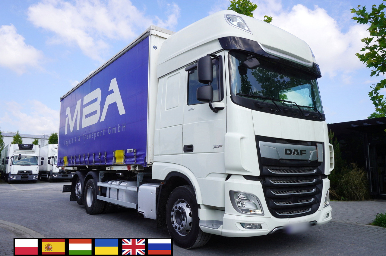 DAF DAF XF 480 SSC / Curtainsider 19 EPAL / 2021 - Schuifzeilen vrachtwagen: afbeelding 1 DAF DAF XF 480 SSC / Curtainsider 19 EPAL / 2021 - Schuifzeilen vrachtwagen: afbeelding 1