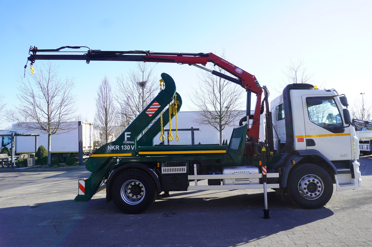 Haakarmsysteem vrachtwagen, Kraanwagen DAF LF 18.310 E6 / Skip loader Fornal NKR 130V / HDS HMF 735 K2 / Manual gearbox: afbeelding 9