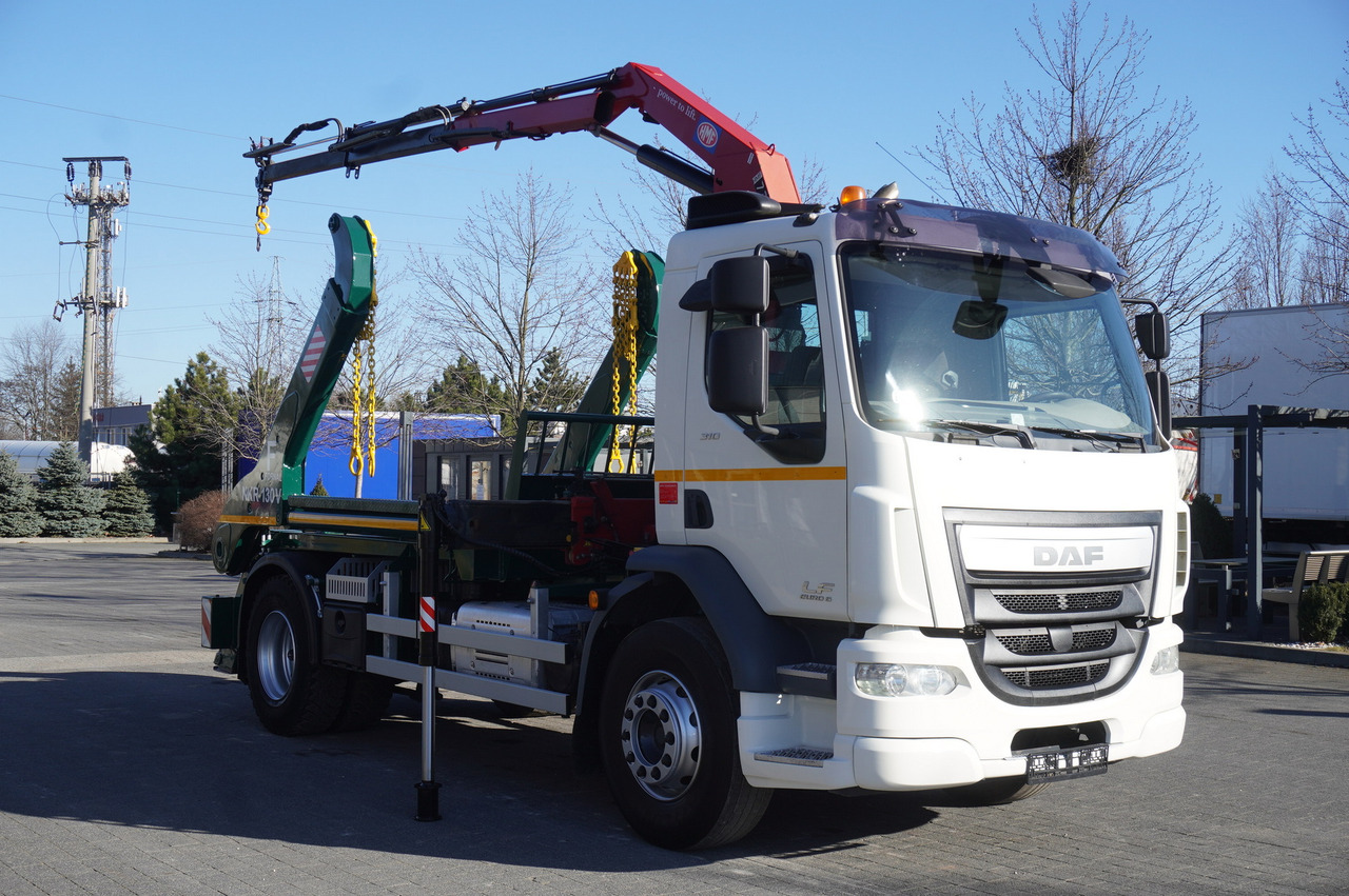 Haakarmsysteem vrachtwagen, Kraanwagen DAF LF 18.310 E6 / Skip loader Fornal NKR 130V / HDS HMF 735 K2 / Manual gearbox: afbeelding 10