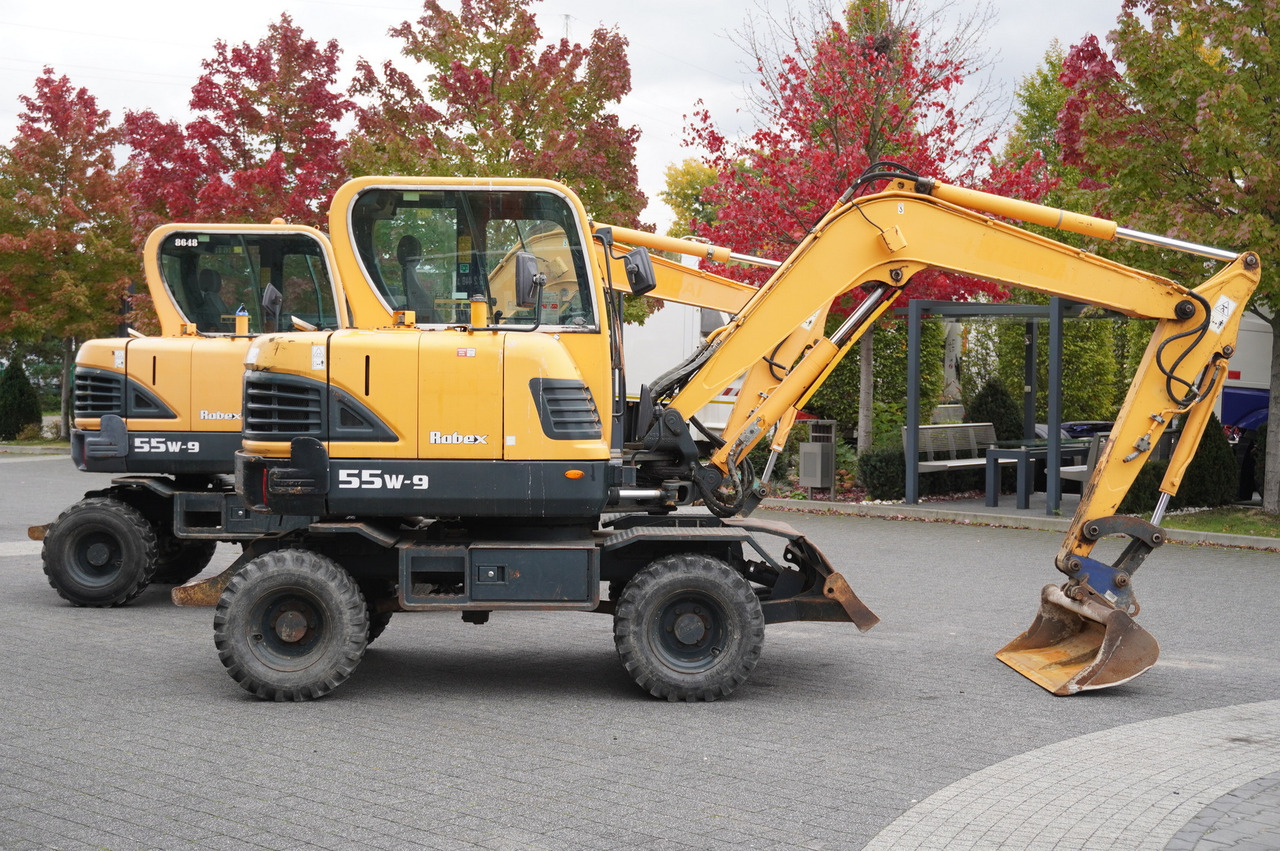 Hyundai Robex 55W-9 Wheeled Excavator 5.5t / 2pcs - Graafmachine: afbeelding 3 Hyundai Robex 55W-9 Wheeled Excavator 5.5t / 2pcs - Graafmachine: afbeelding 3