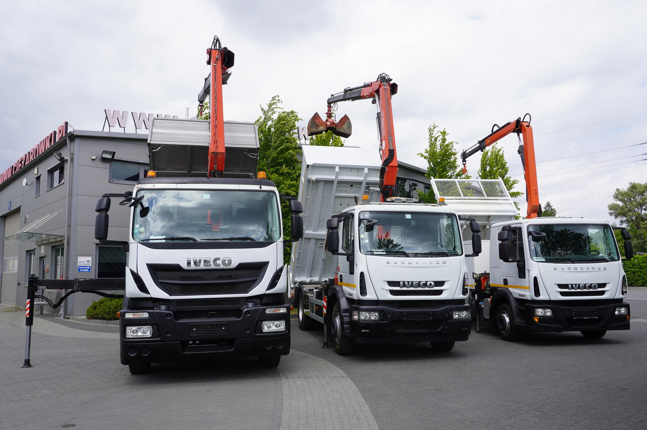 IVECO Stralis 310 E6 / NEW 3-sided tipper / Fassi F135 crane with remote control - Vrachtwagen met open laadbak, Kraanwagen: afbeelding 3 IVECO Stralis 310 E6 / NEW 3-sided tipper / Fassi F135 crane with remote control - Vrachtwagen met open laadbak, Kraanwagen: afbeelding 3