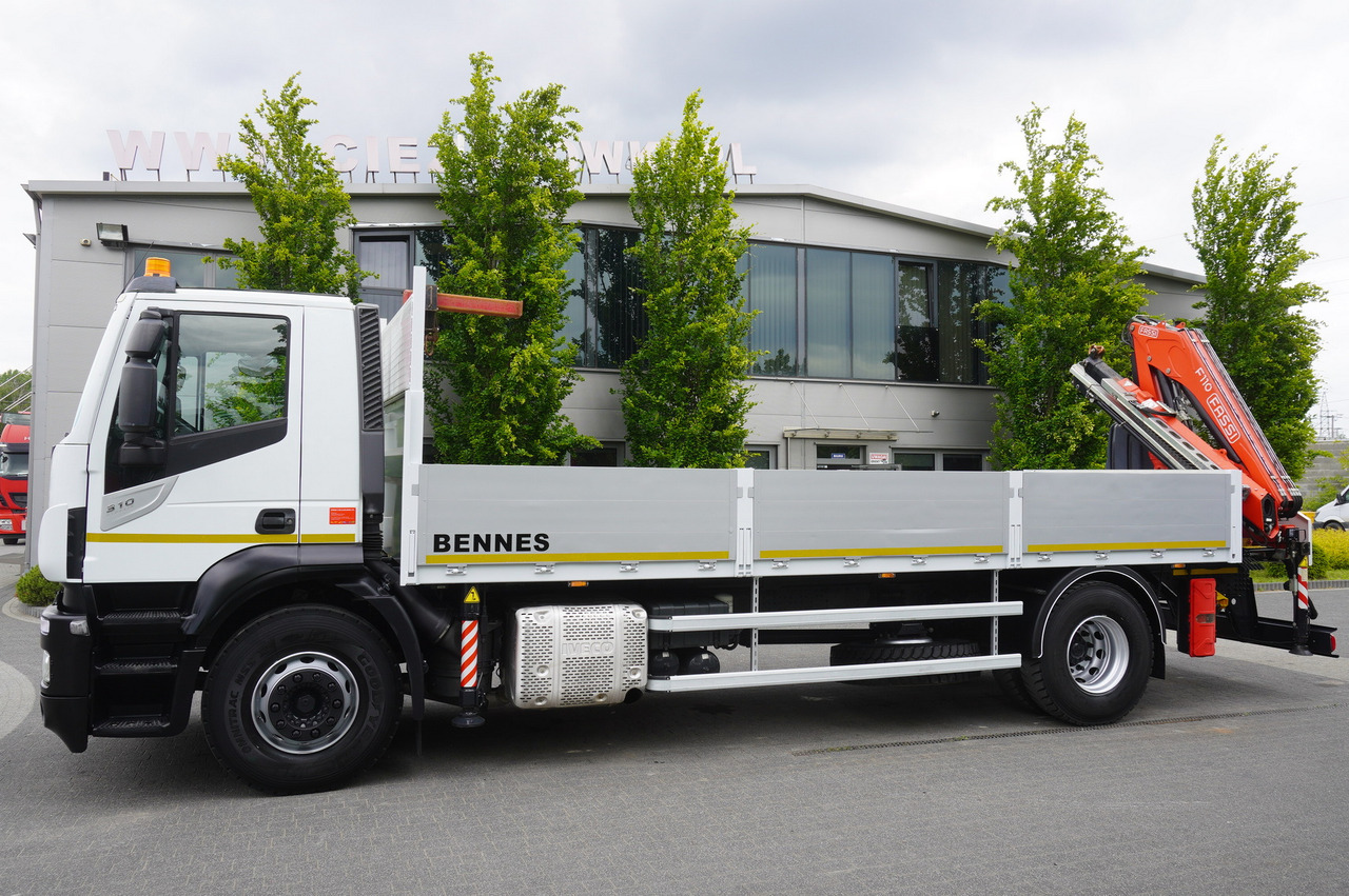 Vrachtwagen met open laadbak, Kraanwagen Iveco Stralis 310 / 34 tho km !!! / FASSI 4 Tons 400 MTH! / Flatbed: afbeelding 6