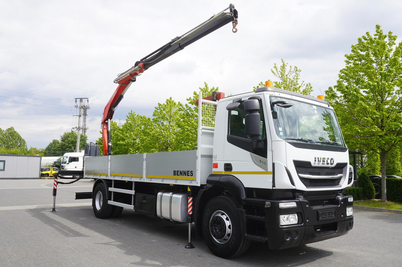 Vrachtwagen met open laadbak, Kraanwagen Iveco Stralis 310 / 34 tho km !!! / FASSI 4 Tons 400 MTH! / Flatbed: afbeelding 12