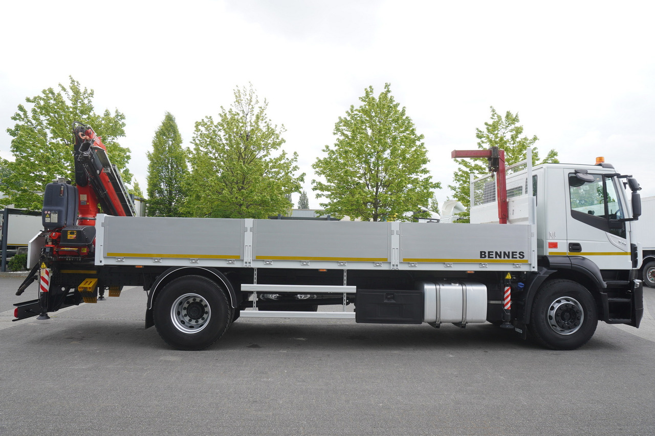 Vrachtwagen met open laadbak, Kraanwagen Iveco Stralis 310 / 34 tho km !!! / FASSI 4 Tons 400 MTH! / Flatbed: afbeelding 9