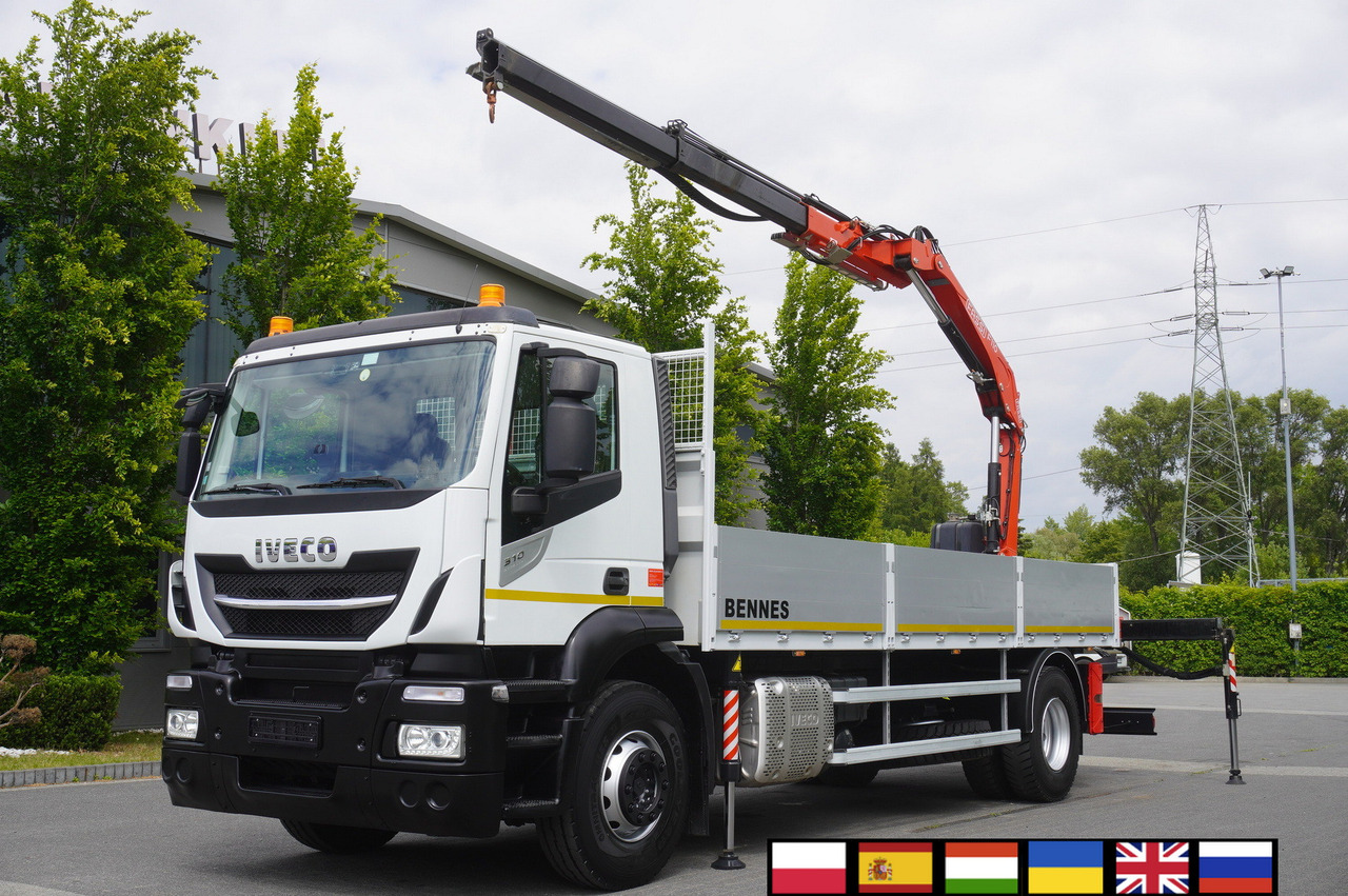 Iveco Stralis 310 / 34 tho km !!! / FASSI 4 Tons 400 MTH! / Flatbed - Kraanwagen, Kraanwagen: afbeelding 1 Iveco Stralis 310 / 34 tho km !!! / FASSI 4 Tons 400 MTH! / Flatbed - Kraanwagen, Kraanwagen: afbeelding 1