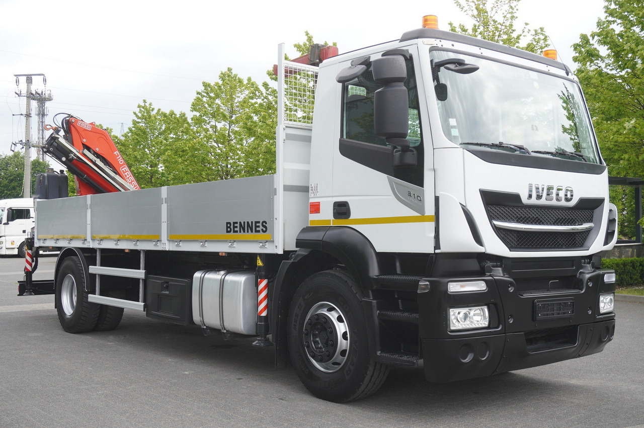 Vrachtwagen met open laadbak, Kraanwagen Iveco Stralis 310 / 34 tho km !!! / FASSI 4 Tons 400 MTH! / Flatbed: afbeelding 11