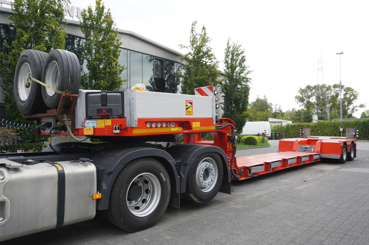 KÄSSBOHRER LB2 TIEF-BETT low loader semi-trailer / 16.5 m / Extendable semi-trailer / steered axles / 2 units - Dieplader oplegger: afbeelding 2 KÄSSBOHRER LB2 TIEF-BETT low loader semi-trailer / 16.5 m / Extendable semi-trailer / steered axles / 2 units - Dieplader oplegger: afbeelding 2